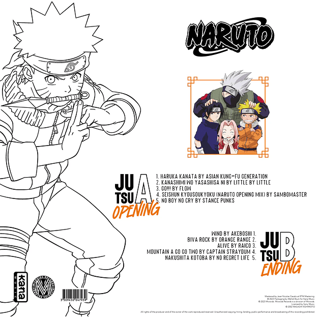 Naruto Best Song Collection Vinilo  3