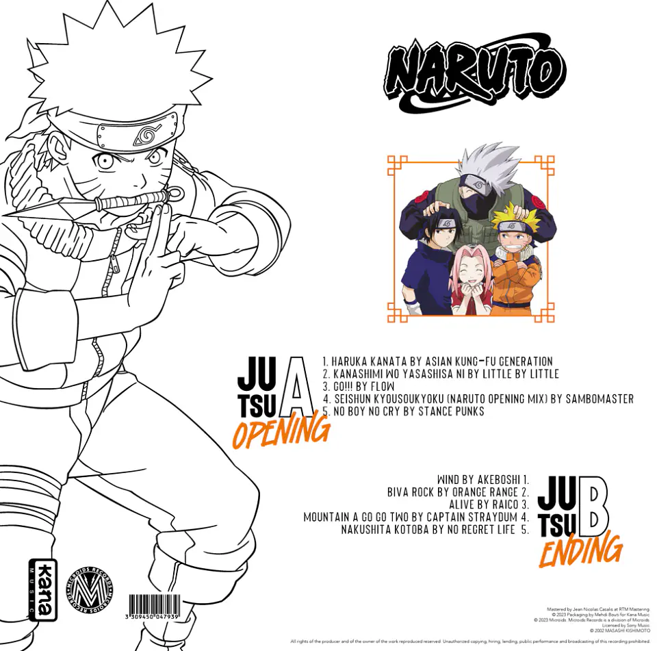 Vinilo Naruto Best Song Collection LP 3