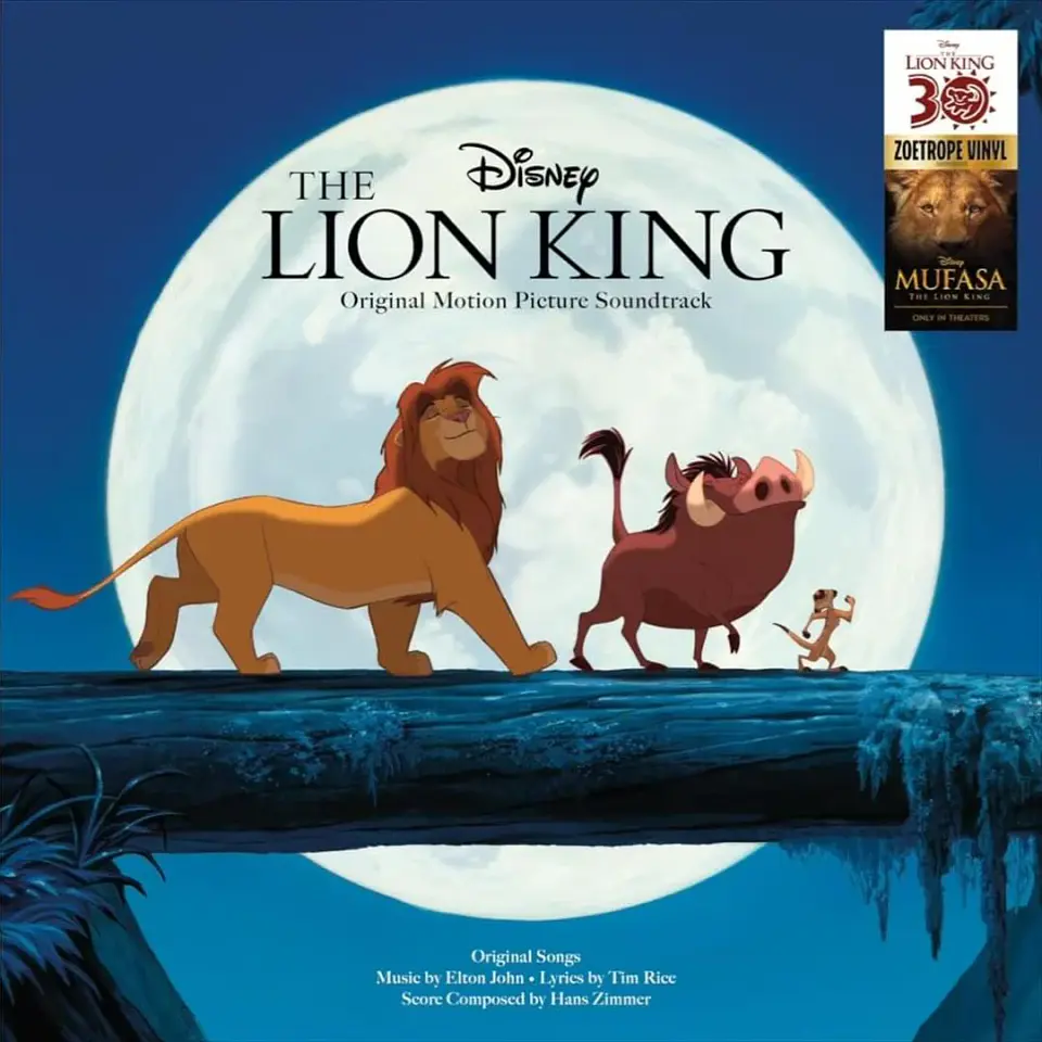 The Lion King 30th Anniversary Original Soundtrack Vinilo (PREVENTA) 3
