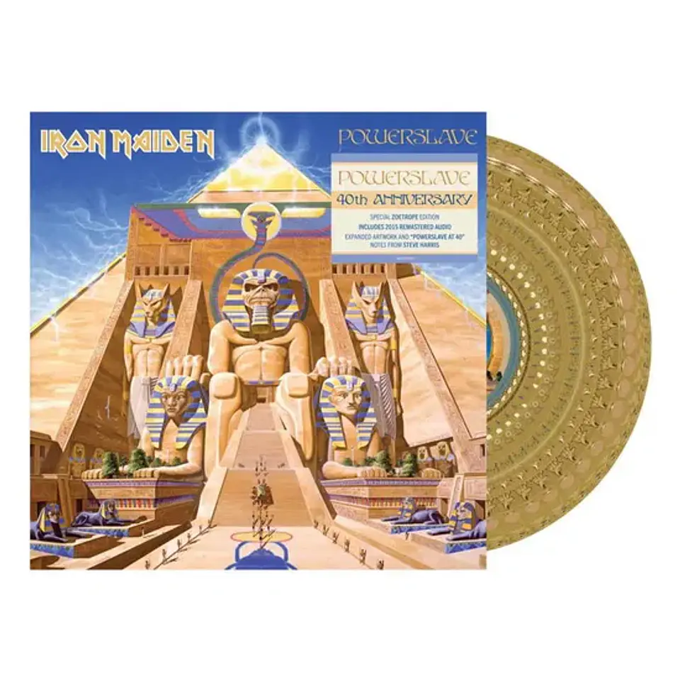 Iron Maiden Powerslave 40th Anniversary Edition Zoetrope Vinilo  1