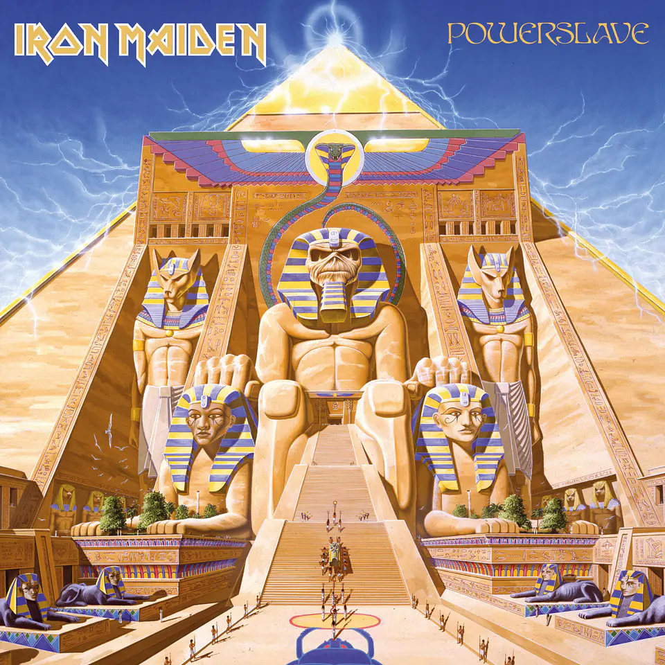 Iron Maiden Powerslave 40th Anniversary Edition Zoetrope Vinilo  2