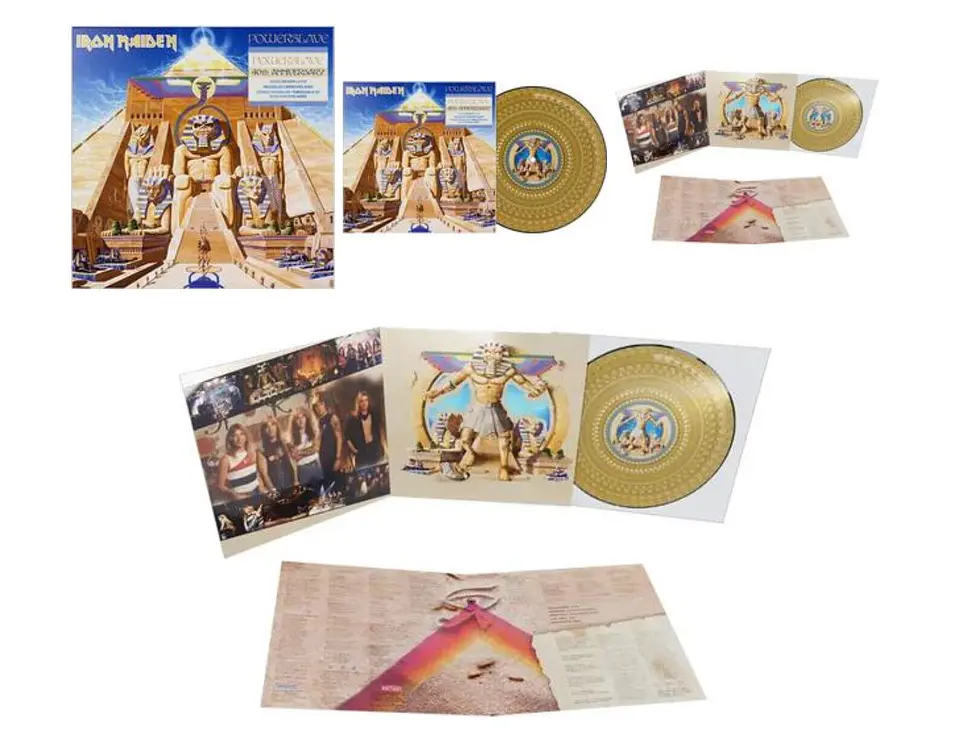 Iron Maiden Powerslave 40th Anniversary Edition Zoetrope Vinilo  3