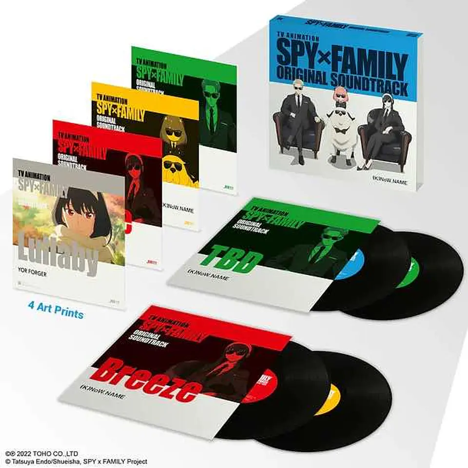 Vinilo SPY X FAMILY (K)NOW_NAME Original Soundtrack Deluxe 4LP 3