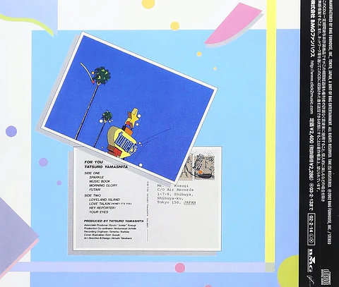 CD Tatsuro Yamashita For You Citypop (PREVENTA)