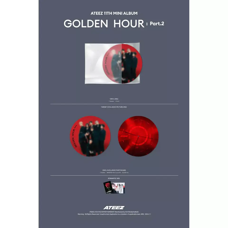 ATEEZ -GOLDEN HOUR : Part 2 Target Exclusive Vinilo (PREVENTA) 3