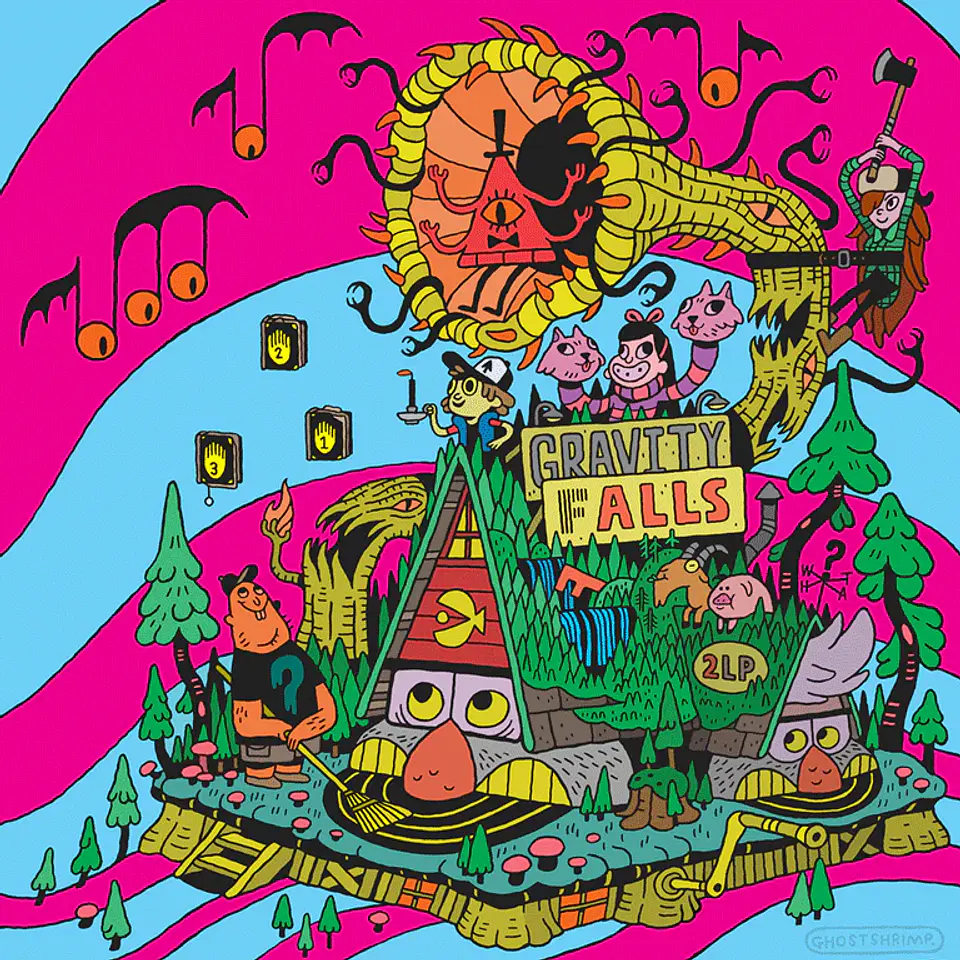 GRAVITY FALLS Vinilo  3