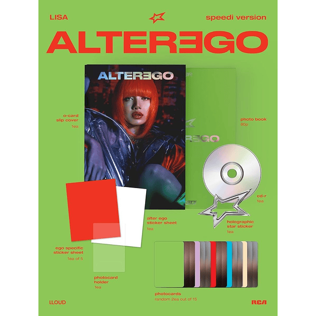 Lisa Alter Ego Photobook: Speedi Version CD (PREVENTA) 2