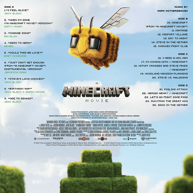 A Minecraft Movie Original Motion Picture Soundtrack Vinilo (PREVENTA) 3