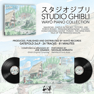 Joe Hisaishi Nicolas Horvath Studio Ghibli Wayô Piano Collection Vinilo (PREVENTA)