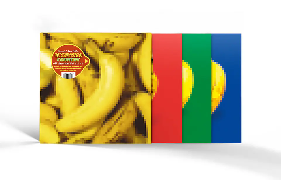 Jammin' Sam Miller Donkey Kong Country 1, 2 & 3 OST Recreated Vinilo (PREVENTA) 1