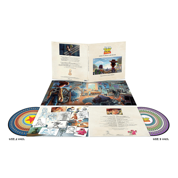 Vinilo Toy Story Songs To Infinity & Beyond 30Th Anniversary Zoetrope LP  3