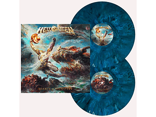 Vinilo Helloween Giants & Monsters Ocean Blue Marbled 2LP 