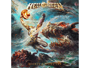 Vinilo Helloween Giants & Monsters Ocean Blue Marbled 2LP 