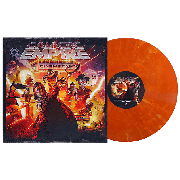 Vinilo Galactic Empire Cinemetal Eruption Marble LP  1