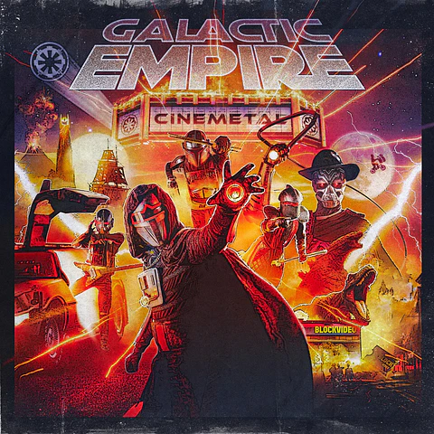 Vinilo Galactic Empire Cinemetal Eruption Marble LP 