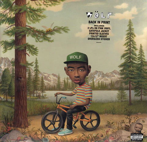 Tyler, The Creator Wolf Hot Pink Colored LP Vinilo (PREVENTA)