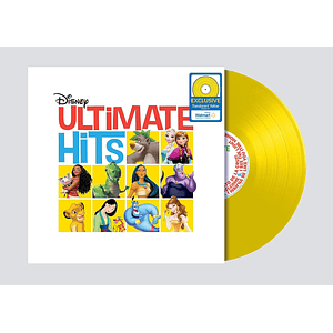 Disney Ultimate Hits Translucent Yellow Colored LP Vinilo 