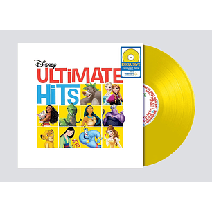 Disney Ultimate Hits Translucent Yellow Colored LP Vinilo 