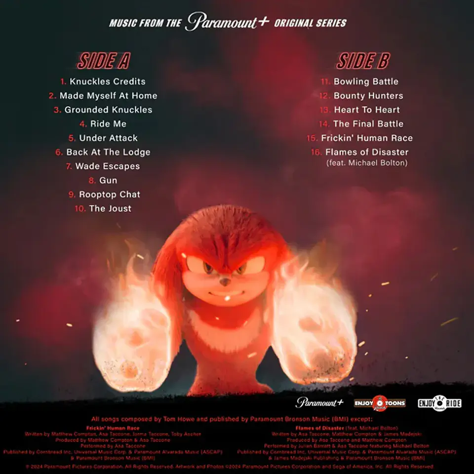Knuckles Music from the Paramount + Original Series LP Vinilo (PREVENTA) 3