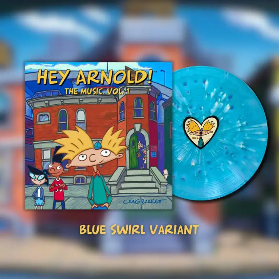 Vinilo Hey Arnold! The Music, Vol. 1 Blue swirl LP  1
