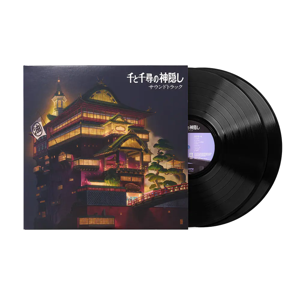 Vinilo Spirited Away Joe Hisaishi El Viaje de Chihiro Ghibli 2LP  1