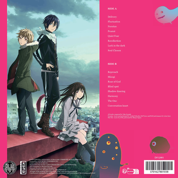 Noragami Original Soundtrack LP Vinilo (PREVENTA) 4