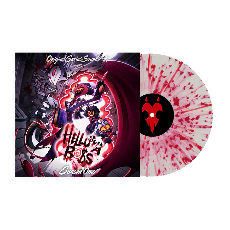 Vinilo Helluva Boss Season 1 Original Soundtrack Blood Splatter LP  1