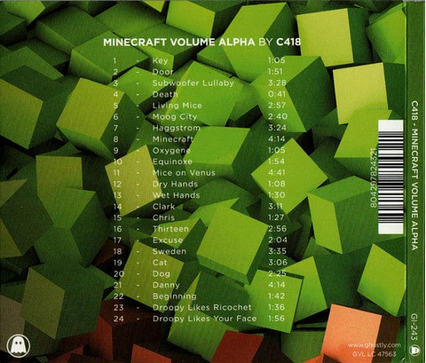 CD Minecraft Volume Alpha C418 