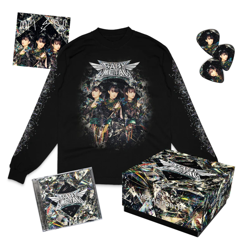 Box Set BABYMETAL Metal Forth With Signed Art Card CD