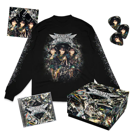 Box Set BABYMETAL Metal Forth With Signed Art Card CD