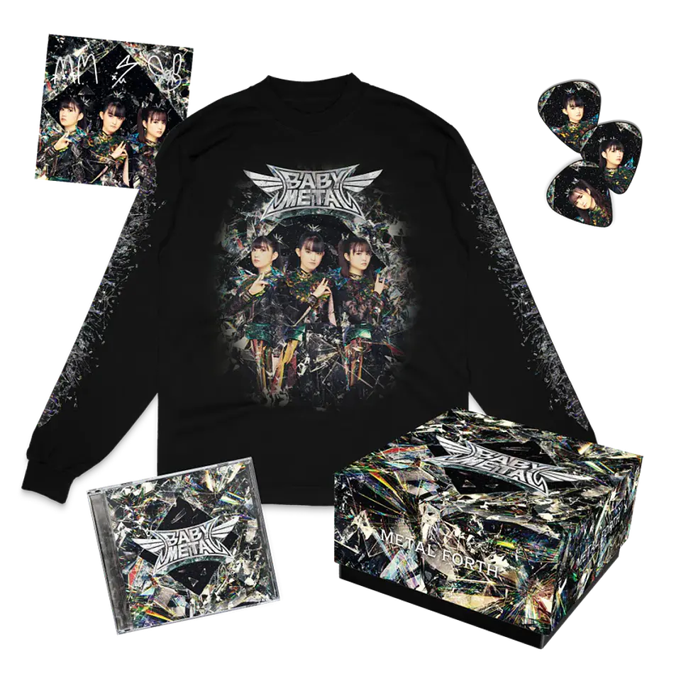 Box Set BABYMETAL Metal Forth With Signed Art Card CD 2