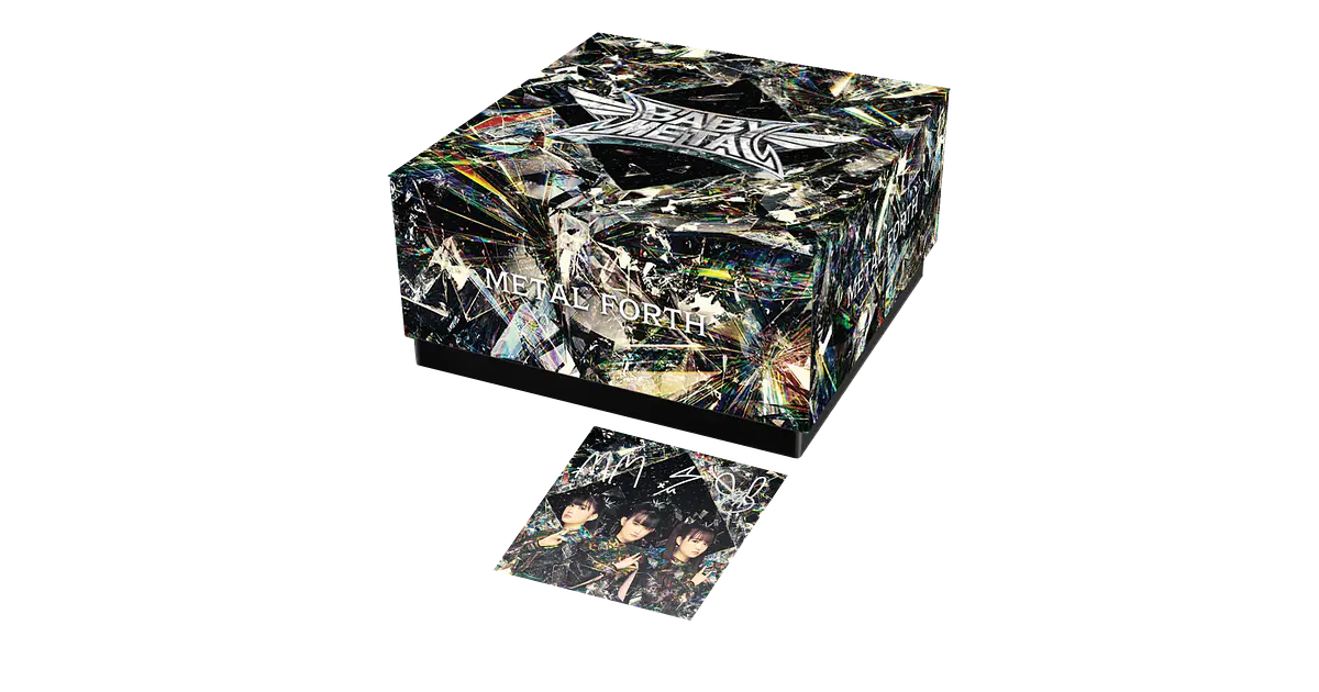 Box Set BABYMETAL Metal Forth With Signed Art Card CD