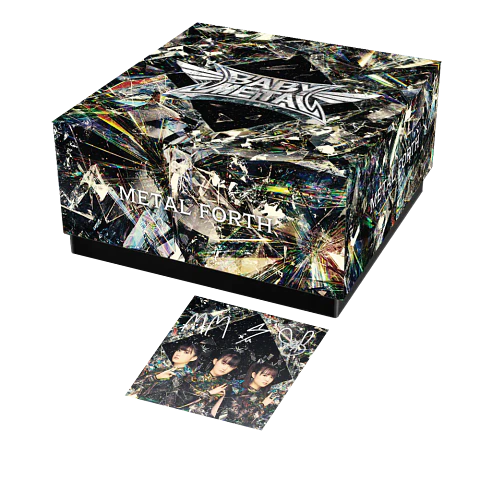 Box Set BABYMETAL Metal Forth With Signed Art Card CD