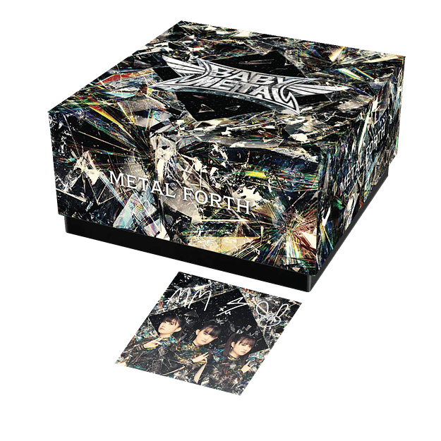 Box Set BABYMETAL Metal Forth With Signed Art Card CD 1