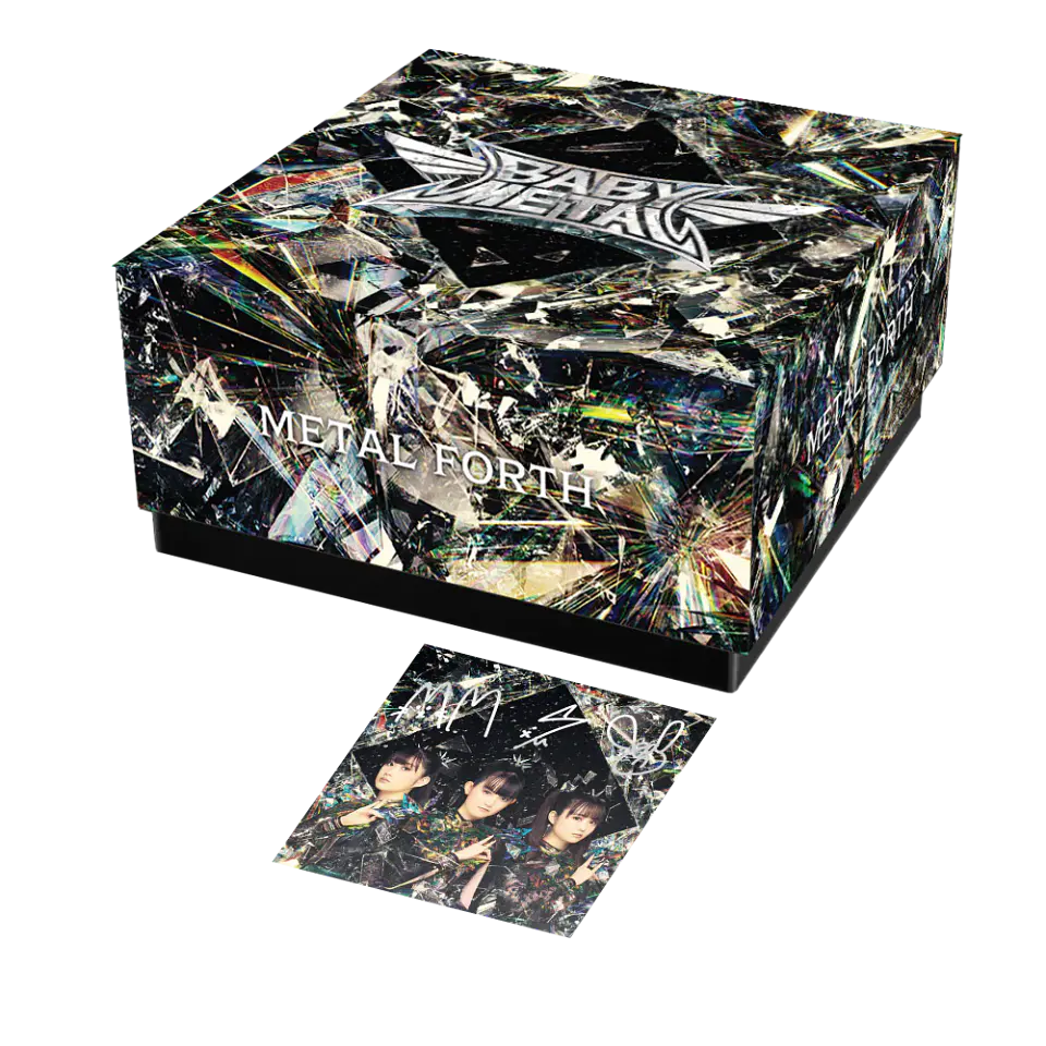 Box Set BABYMETAL Metal Forth With Signed Art Card CD 1