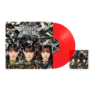 Vinilo BABYMETAL METAL FORTH Alternative Cover Red Vinyl With Signed Art Card LP 
