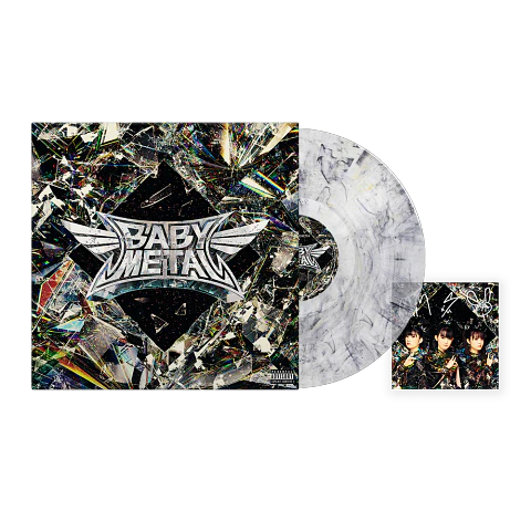 Vinilo BABYMETAL METAL FORTH White Noise Static Signed Art Card LP 