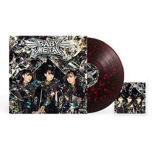 Vinilo BABYMETAL METAL FORTH Black Red Splatter With Signed Card LP 