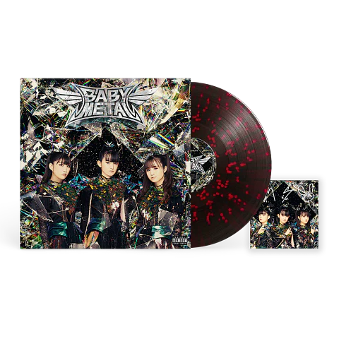 Vinilo BABYMETAL METAL FORTH Black Red Splatter With Signed Card LP 
