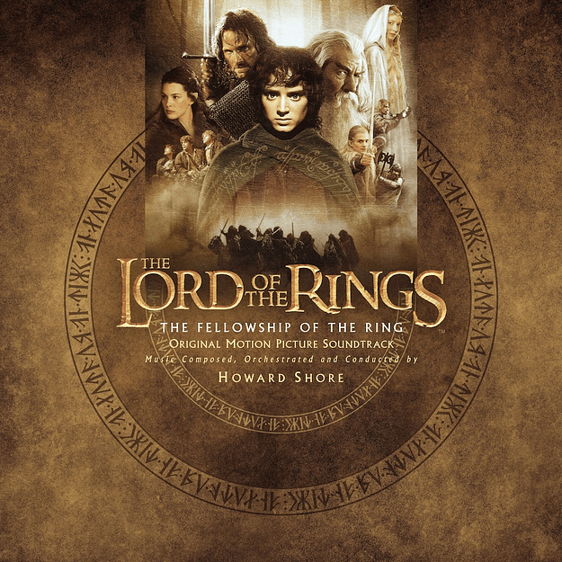 Vinilo Howard Shore The Lord Of The Rings Fellowship of the Ring LP  2