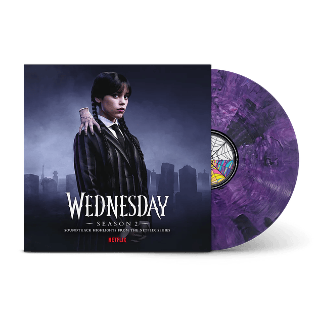 Vinilo Merlina Wednesday Season 2 Soundtrack Highlights from the Netflix Series LP 1