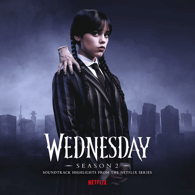Vinilo Merlina Wednesday Season 2 Soundtrack Highlights from the Netflix Series LP 2