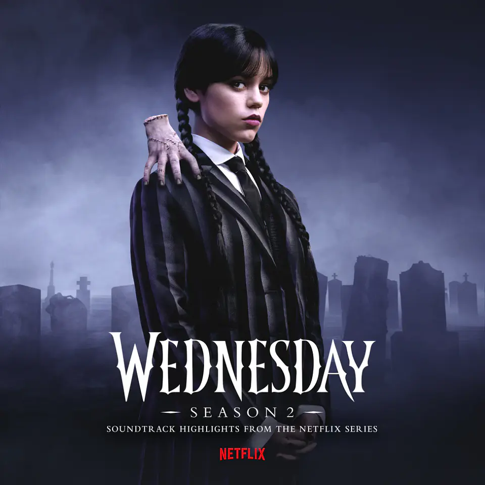Vinilo Merlina Wednesday Season 2 Soundtrack Highlights from the Netflix Series LP 2