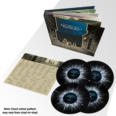 Vinilo Attack on Titan Season 3 OST Deluxe Edition 4LP 