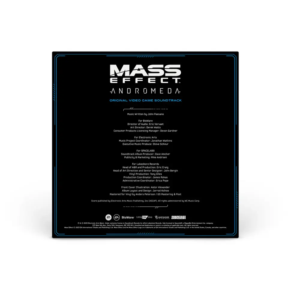 Mass Effect Andromeda Original Video Game Soundtrack LP Vinilo (PREVENTA) 3