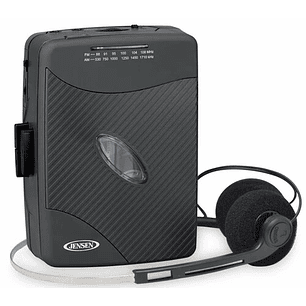 Jensen SCR-75-HP Classic Personal Cassette Player with AM FM Radio 