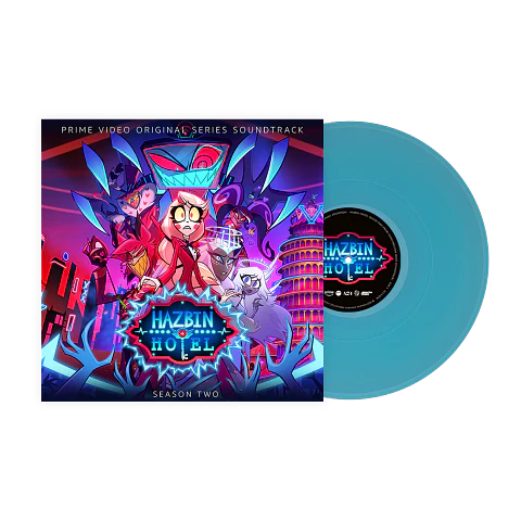 Vinilo Hazbin Hotel Season Two Original Soundtrack Voxtex Blue Clear LP 