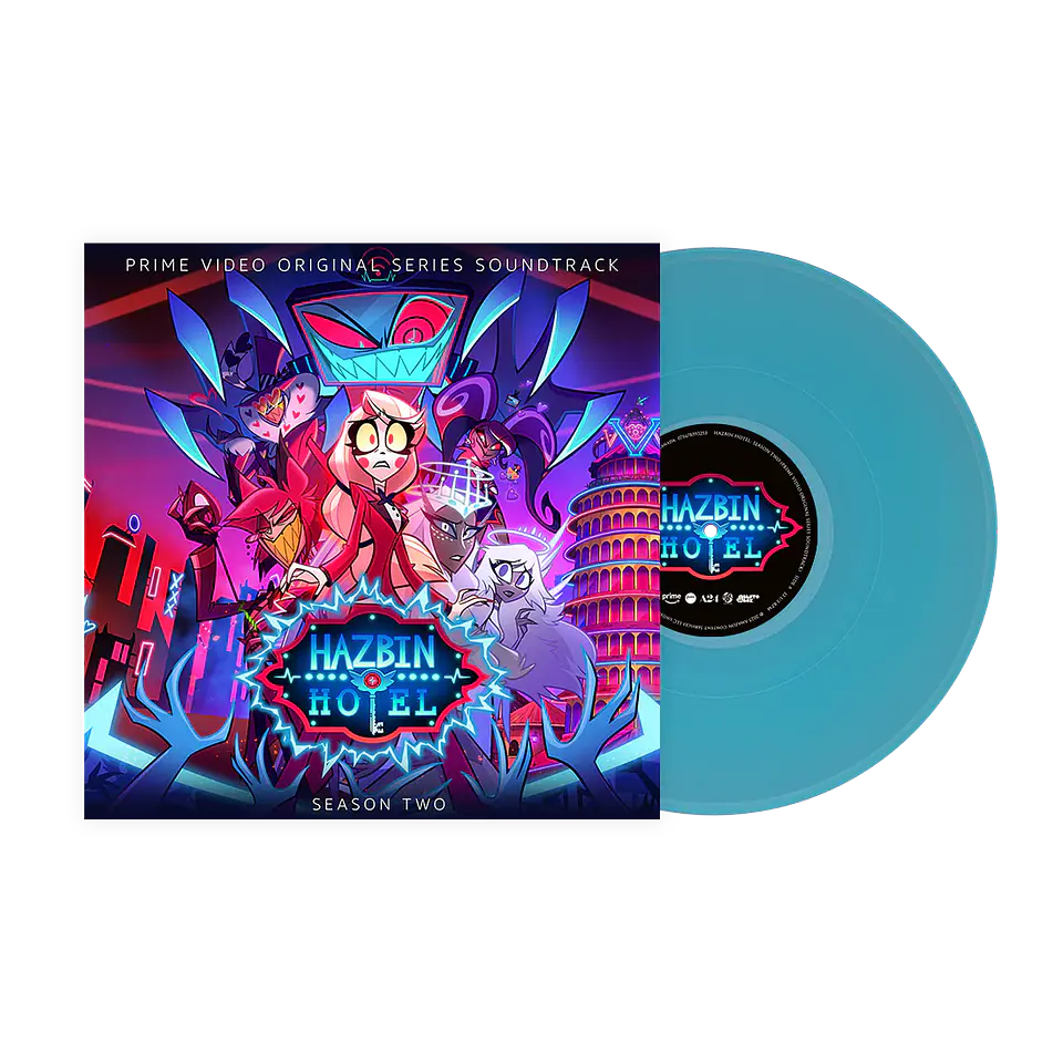Vinilo Hazbin Hotel Season Two Original Soundtrack Voxtex Blue Clear LP  1