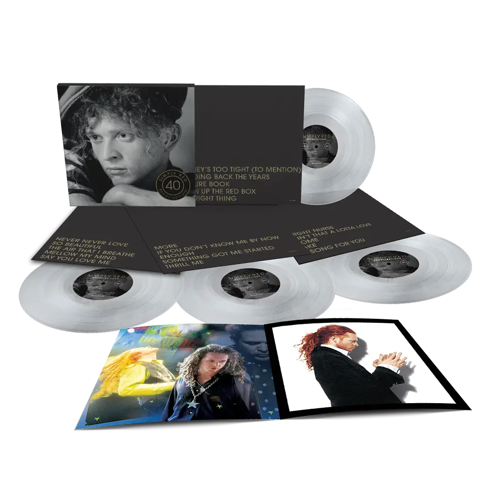 Vinilo Simply Red Recollections Transparent 4LP  (PREVENTA) 2
