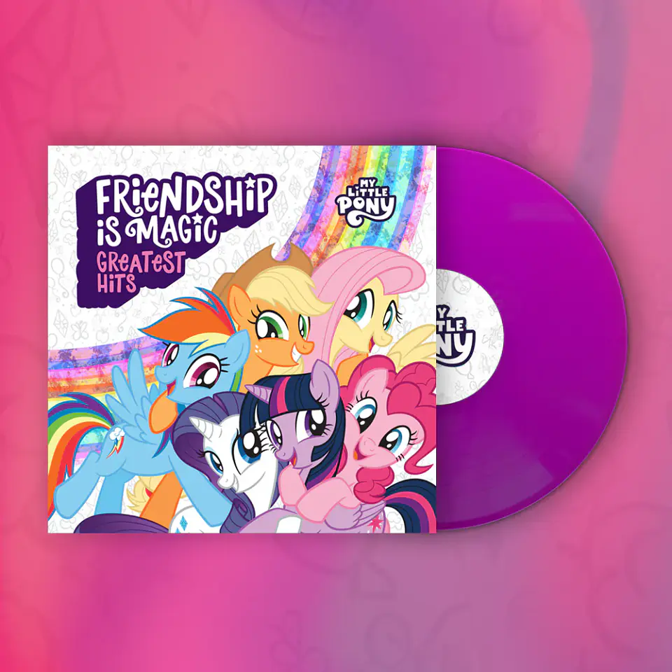 Vinilo My Little Ponny Friendship Is Magic: Greatest Hits Neon Violet LP (PREVENTA) 1